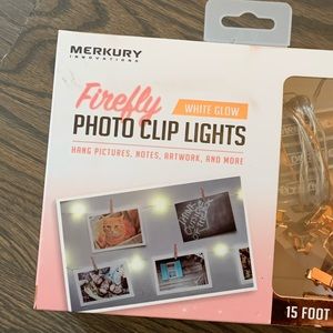 Rose gold string lights